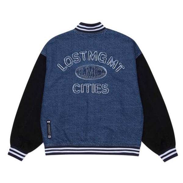 LMC OVAL WASHED BASEBALL JACKET LMC OVAL WASHED BASEBALL JACKET