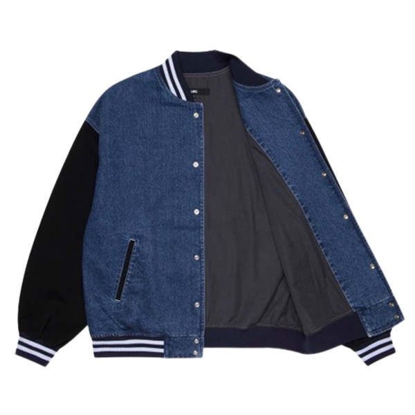 LMC OVAL WASHED BASEBALL JACKET LMC OVAL WASHED BASEBALL JACKET